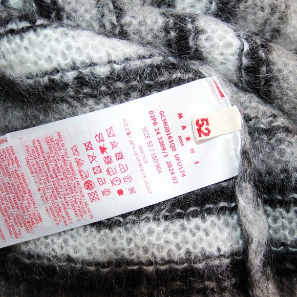 BNWT AW24 MARNI FUZZY WUZZY MOHAIR BRUSHED SWEATER 48 & 50 & 52 - Picture 13 of 16
